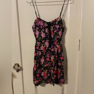 Medium, floral print dress